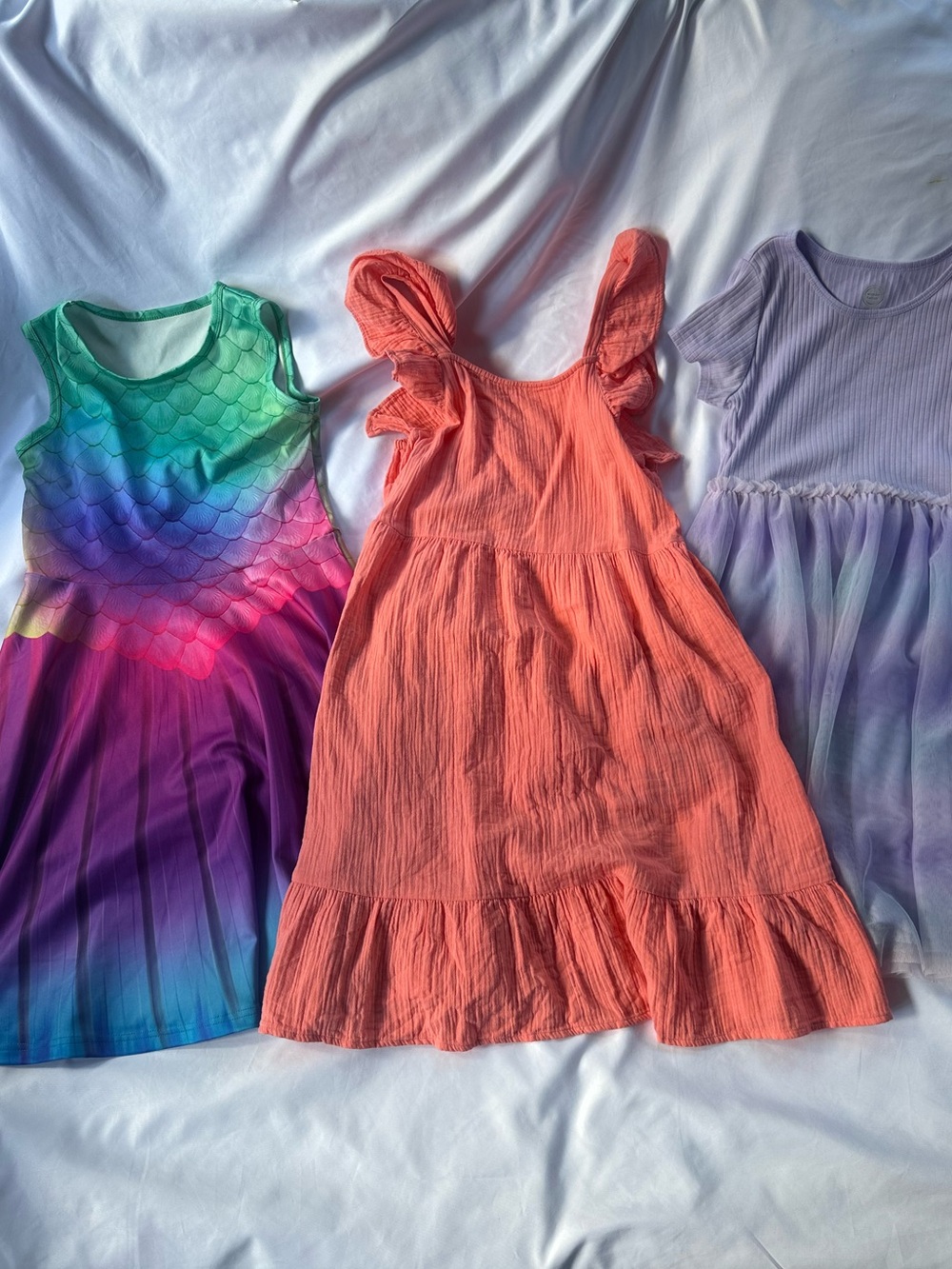 Bundle lot of 3 pretty girls dresses